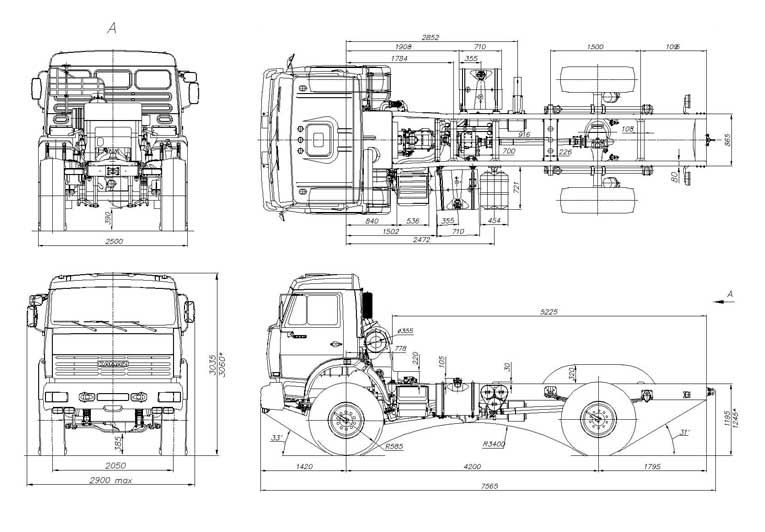 Камаз 55111а технические характеристики