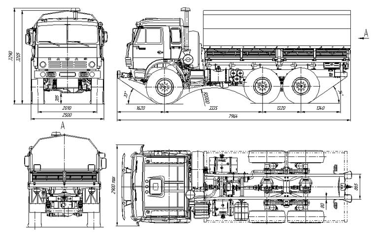 КАМАЗ 4310 - армейский грузовик