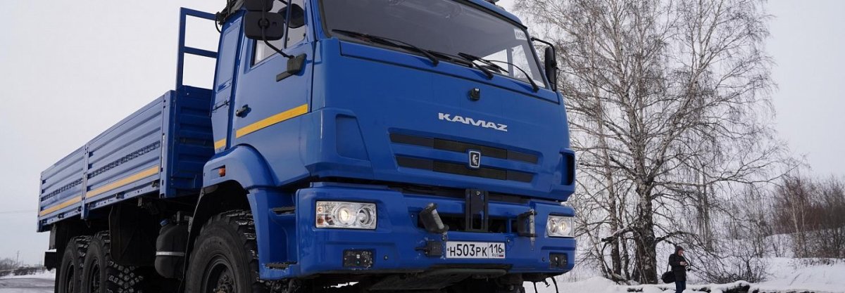 Беспилотный грузовой автомобиль КАМАЗ-43118