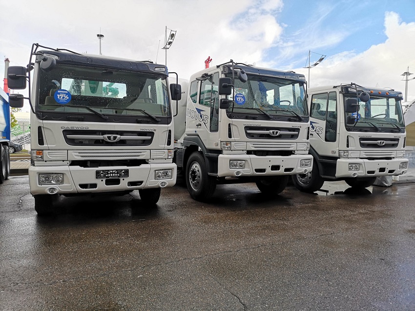 Daewoo Trucks представил на выставке 4 новые модели грузовиков на шасси Daewoo Novus