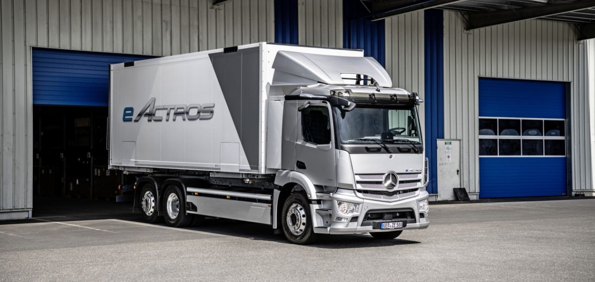 eActros — первый электрический грузовик, который Mercedes будет выпускать серийно
