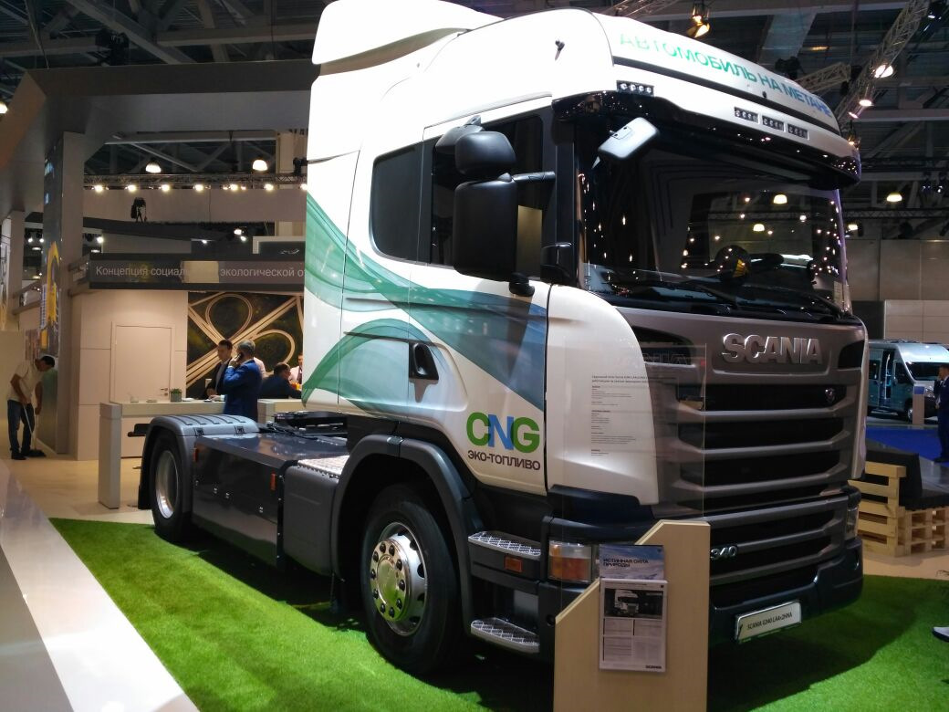 Грузовик Scania на эко-топливе