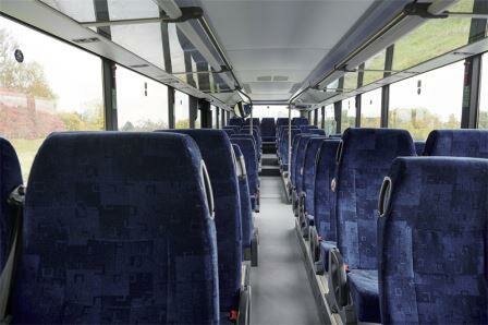 салон автобуса Interlink scania