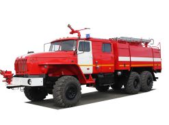 Пожарная машина  Урал  б/у