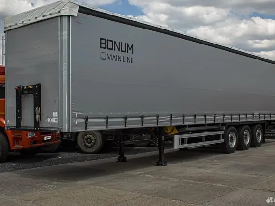 Шторный полуприцеп Bonum 914296-04 2025 года новый фото 7