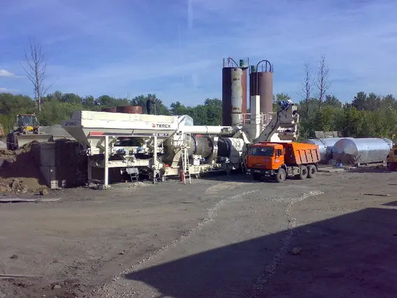Мобильный асфальтобетонный завод Terex E100P 2008 года б/у фото 2