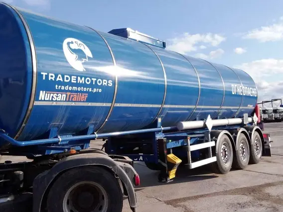 Полуприцеп битумовоз/нефтевоз Nursan 3ANRSM 2023 года новый фото 3