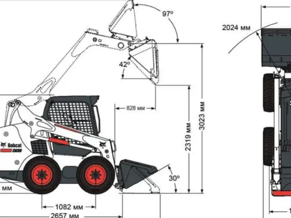 Фронтальный погрузчик Bobcat S530 2023 года новый фото 6