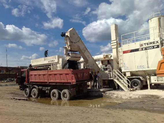 Мобильный асфальтобетонный завод Terex E100P 2008 года б/у фото 4