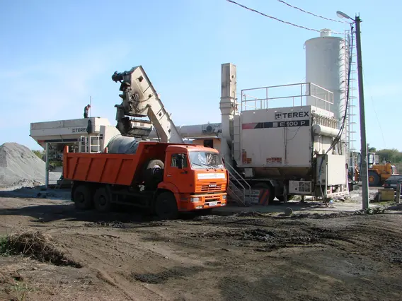 Мобильный асфальтобетонный завод Terex E100P 2008 года б/у фото 5