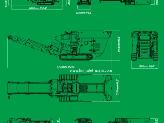Дробильная установка KOMPLET K-JC 704 2025 года новый фото 8