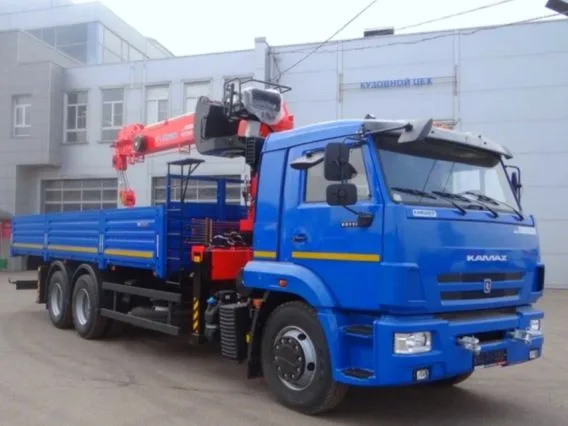 Самопогрузчик Камаз 65117 с кму 2025 года новый