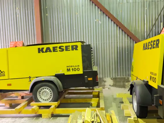 Компрессор строительный KAESER M100 2021 года новый