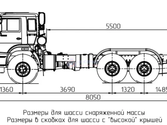 Шасси Камаз 43118-50 2026 года новый фото 4