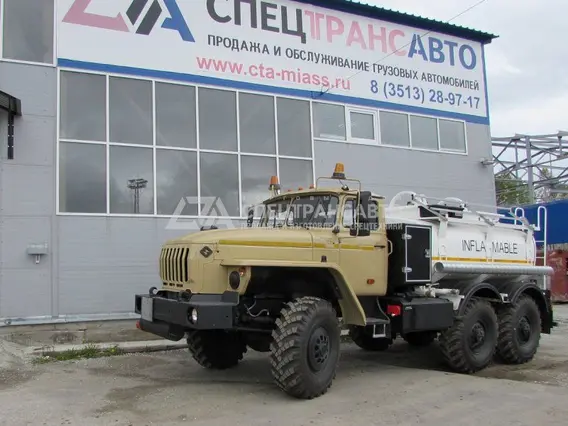 Автотопливозаправщик АТЗ-6,5 на шасси Урал 4320-1112-61Е5 (насос НМШ 8-25 6,3/25) б/у