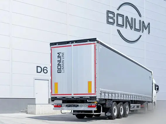 Шторный полуприцеп Bonum 914296-04 2024 года новый