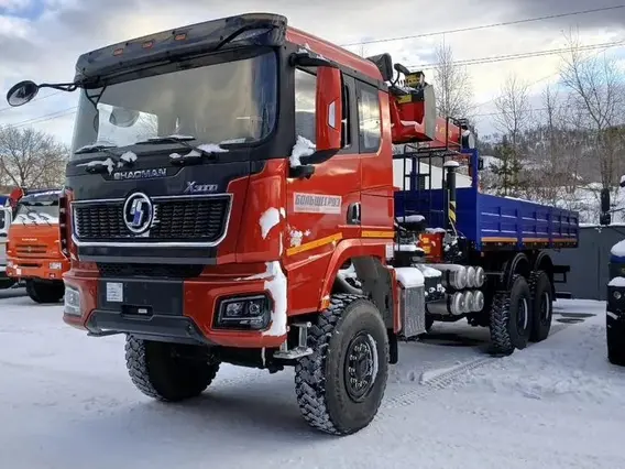 Бортовой Бортовой грузовик Shacman X3000 с КМУ Инман 2024 года новый фото 4