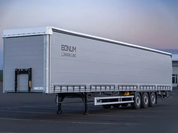 Шторный полуприцеп Bonum 914296-04 2026 года новый фото 2