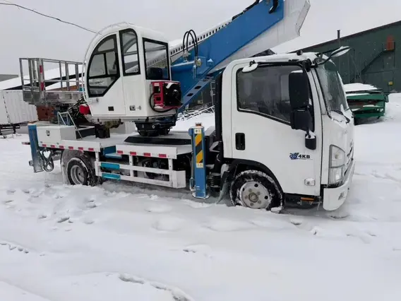 Автовышка Автовышка Isuzu Elf 28 метров. 300 кг. 2026 года новый фото 3