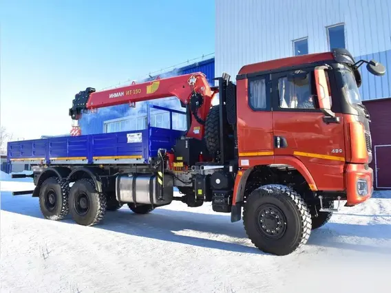 Бортовой Бортовой грузовик Shacman X3000 с КМУ Инман 2024 года новый