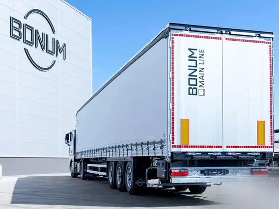 Шторный полуприцеп Bonum 914296-04 2026 года новый фото 2