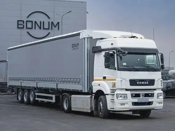 Шторный полуприцеп Bonum 914296-03 2026 года новый фото 2