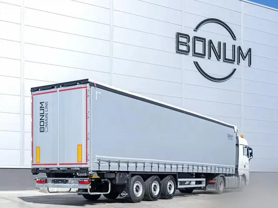 Шторный полуприцеп Bonum 914296-04 2024 года новый фото 2