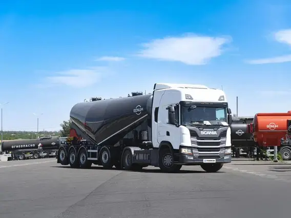 Полуприцеп-цементовоз Bonum 914231 2025 года новый фото 4