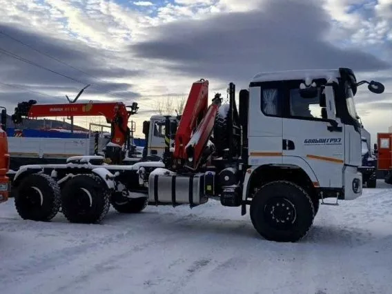 Тягач с КМУ Shacman X3000 Инман ИМ-150N 2024 года новый фото 9