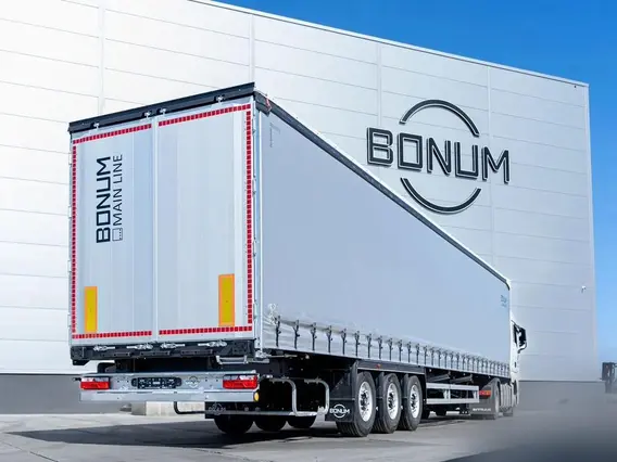 Шторный полуприцеп Bonum 914296-04 2026 года новый