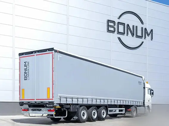 Шторный полуприцеп Bonum 914296-04 2026 года новый фото 2