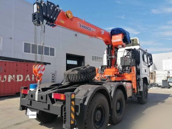 Тягач с КМУ Shacman X3000 НANGIL НGC 976 2026 года новый фото 4