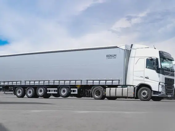 Шторный полуприцеп Bonum 914296-04 2026 года новый фото 4