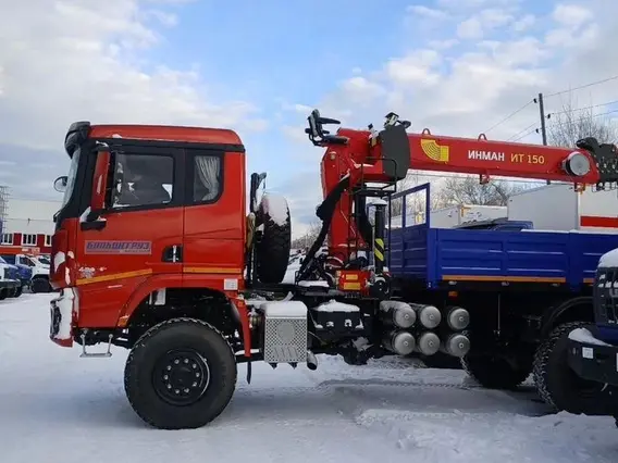 Бортовой Бортовой грузовик Shacman X3000 с КМУ Инман 2024 года новый фото 3