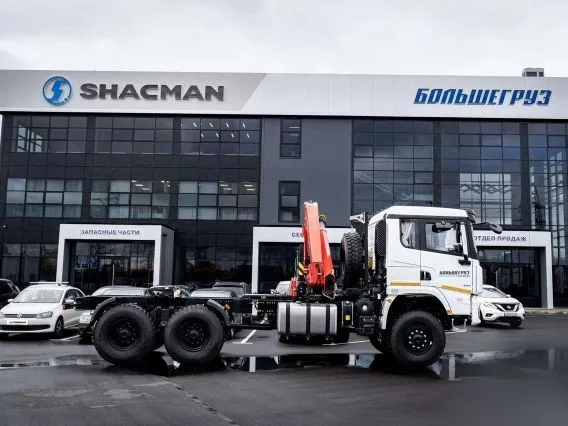 Тягач с КМУ Shacman X3000 2024 года новый фото 3