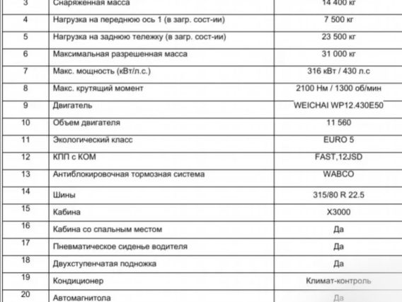 Мультилифты Shacman X3000 (SX32586V384) Palfinger Т26 2026 года новый фото 9