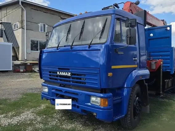 Бортовой грузовик КАМАЗ 65117-62 с КМУ FASSI, 2009 2009 года б/у фото 13
