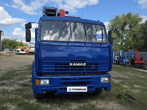 Бортовой грузовик КАМАЗ 65117-62 с КМУ FASSI, 2009 2009 года б/у фото 7