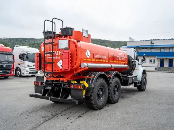 Автотопливозаправщик Топливозаправщик АТЗ-11Б УСТ 5453 Урал NEXT 4320-6951-72 доработка под ДОПОГ, УВЭОС 2026 года новый фото 3