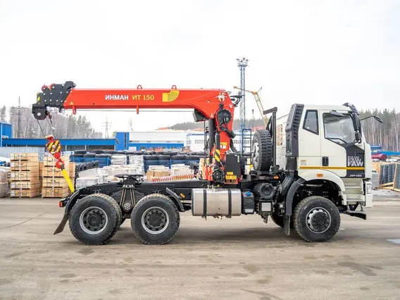 Тягач с КМУ FAW 3250 2025 года новый фото 5
