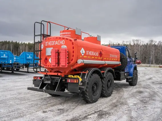Автотопливозаправщик Топливозаправщик АТЗ-11-2Б УСТ 5453 Урал NEXT 4320-6951-72 доработка под ДОПОГ, УВЭОС 2025 года новый фото 3