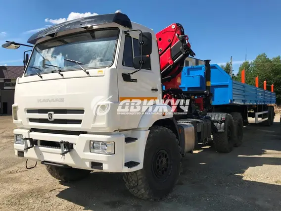 Тягач с КМУ Камаз 43118  б/у