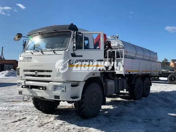 Пищевая автоцистерна АЦПТ Камаз 43118  б/у фото 2