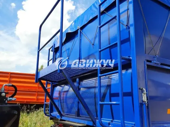 Полуприцеп зерновоз (самосвальный полуприцеп для перевозки сыпучих грузов)  б/у фото 2