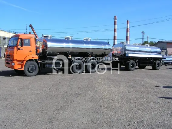 Пищевая автоцистерна АЦПТ Камаз 65115 2026 года новый фото 2
