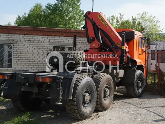Тягач с КМУ Камаз 65222 2026 года новый фото 9