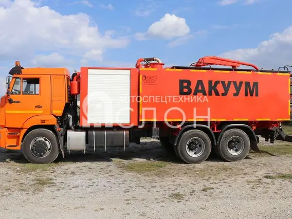 Вакуумная автоцистерна Комбинированная каналопромывочная машина КМВС-10/5 на шасси КАМАЗ 65115-50 (насос PNR-122) 2026 года новый фото 4