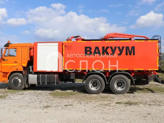 Вакуумная автоцистерна Комбинированная каналопромывочная машина КМВС-10/5 на шасси КАМАЗ 65115-50 (насос PNR-122) 2026 года новый фото 5