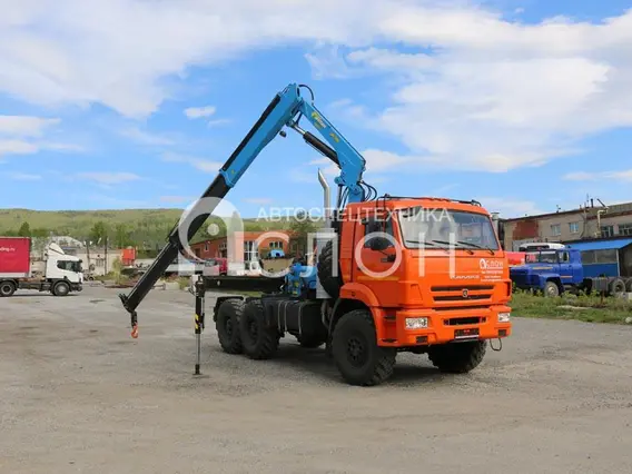 Тягач с КМУ Камаз 5350 2026 года новый