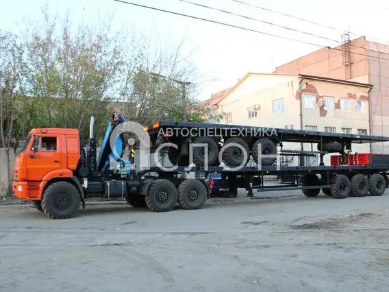 Тягач с КМУ Камаз 5350 2026 года новый фото 12